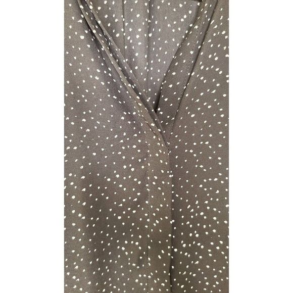 Hilary Radley Black White Polka Dot Printed Tunic Dress Sz Small - Picture 5 of 7